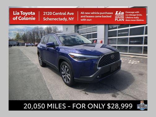 Blue Crush Metallic 2023 Toyota Corolla Cross XLE