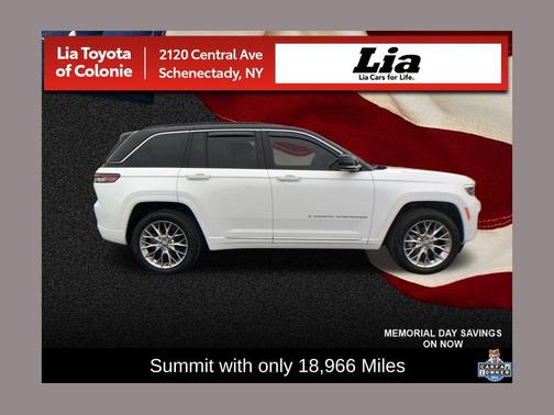 Bright White Clearcoat 2024 Jeep Grand Cherokee Summit