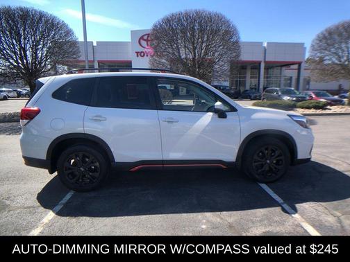 Crystal White Pearl 2019 Subaru Forester Sport