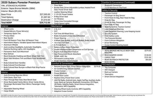 2020 Subaru Forester Premium