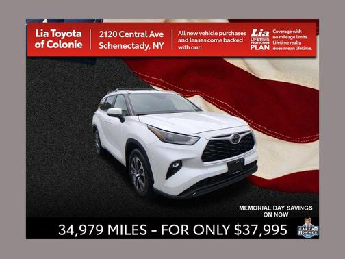 Wind Chill Pearl 2023 Toyota Highlander XLE