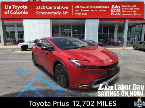Supersonic Red 2026 Toyota Prius Plug-In Hybrid SE