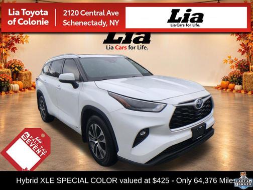 Wind Chill Pearl 2022 Toyota Highlander Hybrid XLE