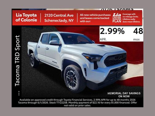 Wind Chill Pearl 2026 Toyota Tacoma TRD Sport