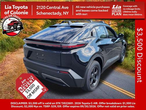 Midnight Black Metallic 2026 Toyota C-HR SE