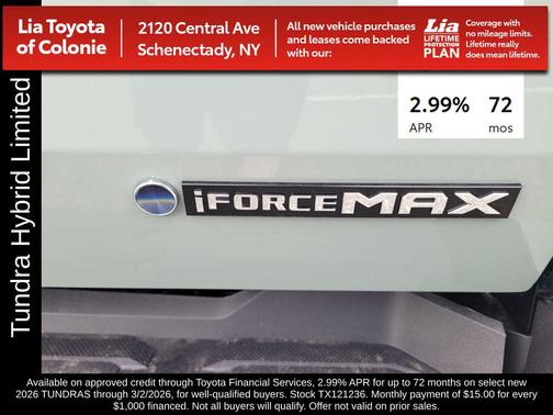 2026 Toyota Tundra Hybrid Limited