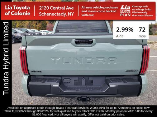 2026 Toyota Tundra Hybrid Limited