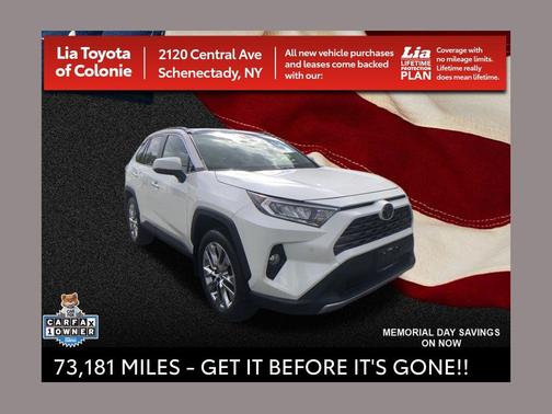 Blizzard Pearl 2019 Toyota RAV4 Limited
