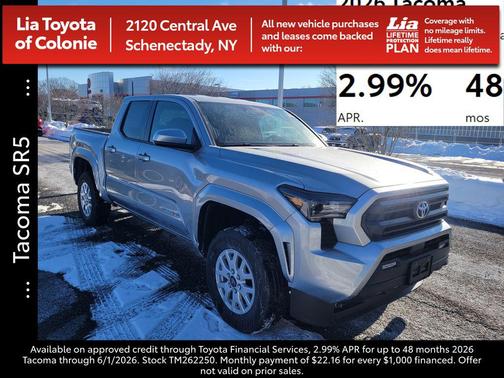 Celestial Silver Metallic 2026 Toyota Tacoma SR5
