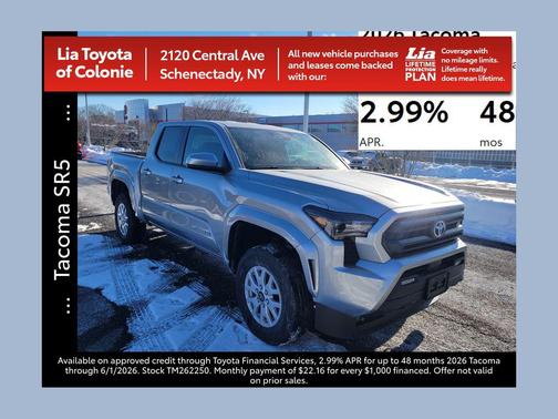 Celestial Silver Metallic 2026 Toyota Tacoma SR5