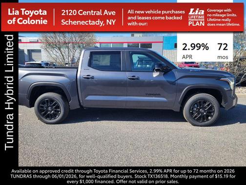 Magnetic Gray Metallic 2026 Toyota Tundra Hybrid Limited