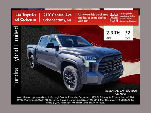 Magnetic Gray Metallic 2026 Toyota Tundra Hybrid Limited