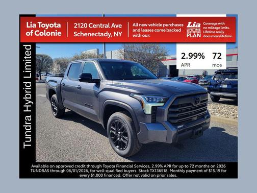 Magnetic Gray Metallic 2026 Toyota Tundra Hybrid Limited