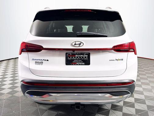 White Pearl 2023 Hyundai SANTA FE HEV Limited