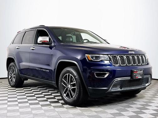 True Blue Pearlcoat 2017 Jeep Grand Cherokee Limited