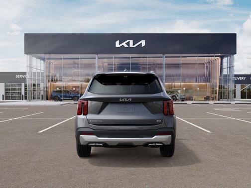 Steel Gray 2025 Kia Sorento Hybrid SX Prestige