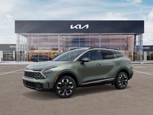 Green 2025 Kia Sportage Plug-In Hybrid X-Line Prestige