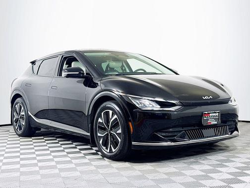 Aurora Black Pearl 2022 Kia EV6 WIND-AWD