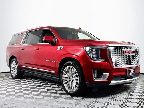 Volcanic Red 2023 GMC Yukon XL Denali