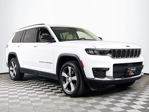 Bright White Clearcoat 2021 Jeep Grand Cherokee L Limited