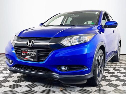 Aegean Blue Metallic 2018 Honda HR-V EX