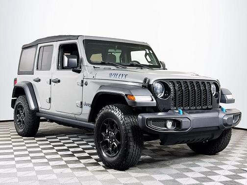 Gray 2023 Jeep Wrangler 4xe Base