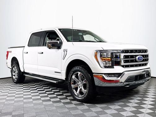 White Metallic 2023 Ford F-150 LARIAT-FX4 OFF-ROAD PACKAGE