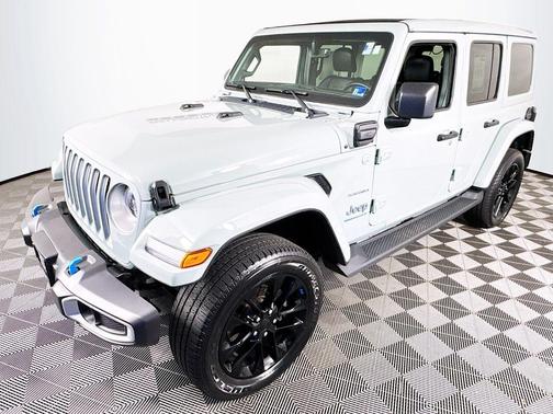 Gray 2023 Jeep Wrangler 4xe Sahara