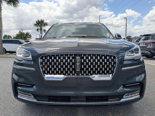 Flight Blue Metallic Clearcoat 2022 Lincoln Aviator Black Label AWD