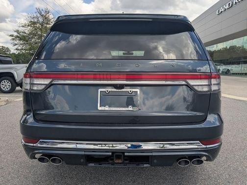 Flight Blue Metallic Clearcoat 2022 Lincoln Aviator Black Label AWD