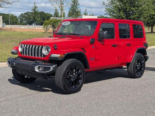 Firecracker Red Clearcoat 2025 Jeep Wrangler 4xe Sahara