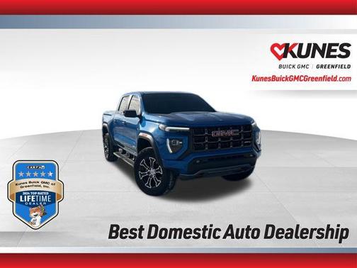 Dynamic Blue Metallic 2023 GMC Canyon AT4