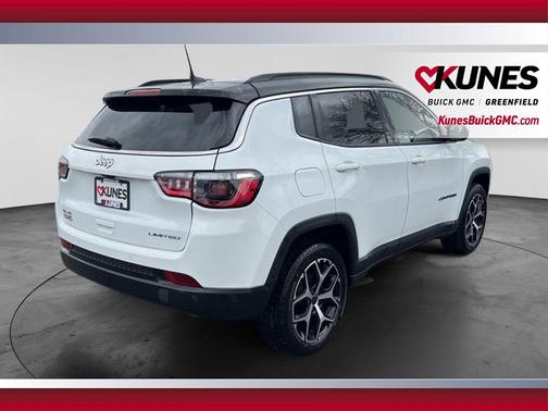 Bright White Clearcoat 2025 Jeep Compass Limited