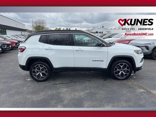 Bright White Clearcoat 2025 Jeep Compass Limited