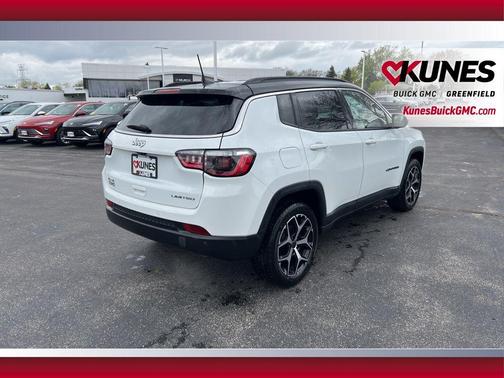 Bright White Clearcoat 2025 Jeep Compass Limited