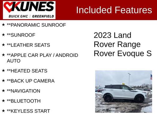 2023 Land Rover Range Rover Evoque S