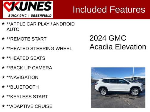 2024 GMC Acadia AWD Elevation
