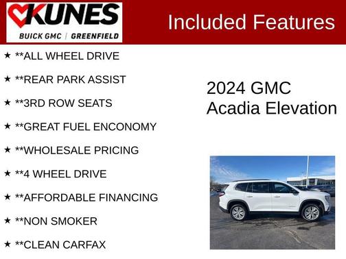 2024 GMC Acadia AWD Elevation