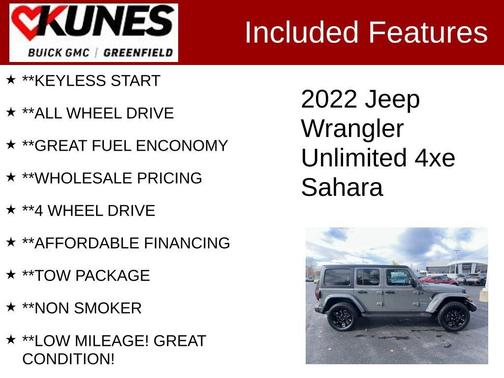 2022 Jeep Wrangler Unlimited 4xe Sahara