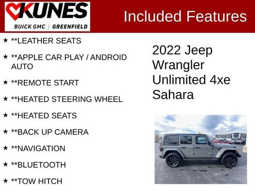 2022 Jeep Wrangler Unlimited 4xe Sahara
