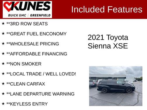 2021 Toyota Sienna XSE 7 Passenger