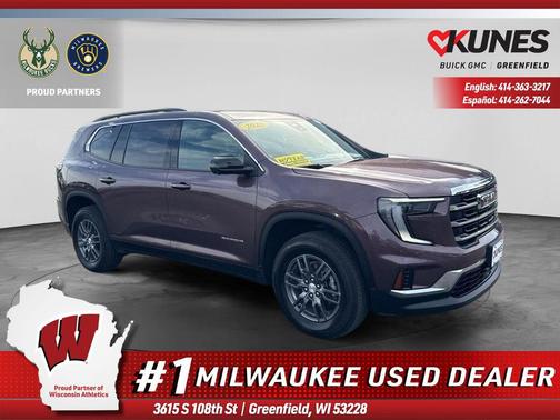 Crystal Metallic 2025 GMC Acadia AWD Elevation