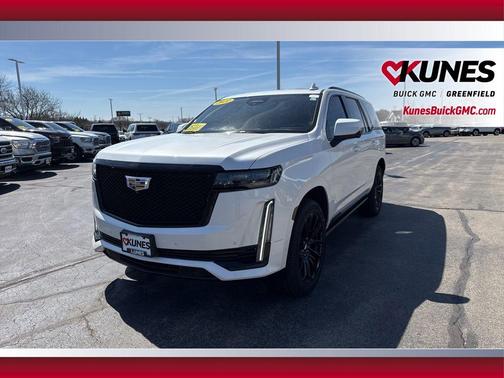 Crystal White Tricoat 2021 Cadillac Escalade Sport