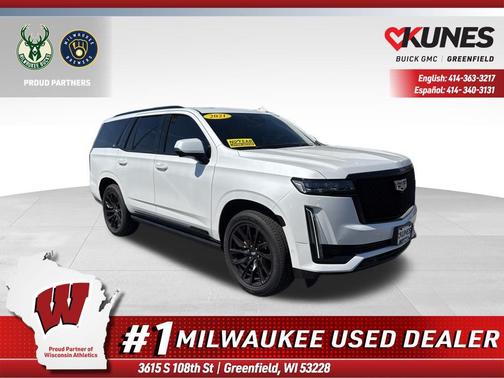 Crystal White Tricoat 2021 Cadillac Escalade Sport