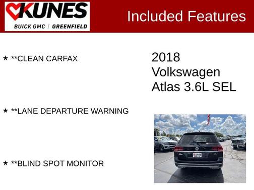 2018 Volkswagen Atlas 3.6L SEL