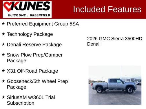 2026 GMC Sierra 3500 Denali