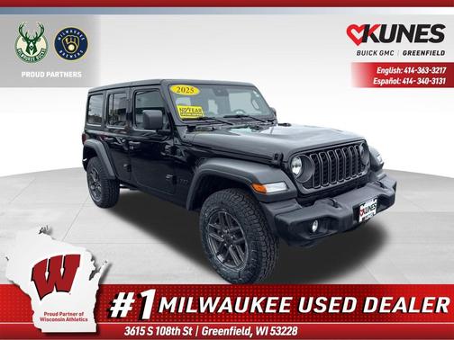 Black Clearcoat 2025 Jeep Wrangler Sport S