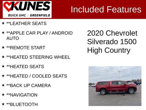 2020 Chevrolet Silverado 1500 High Country