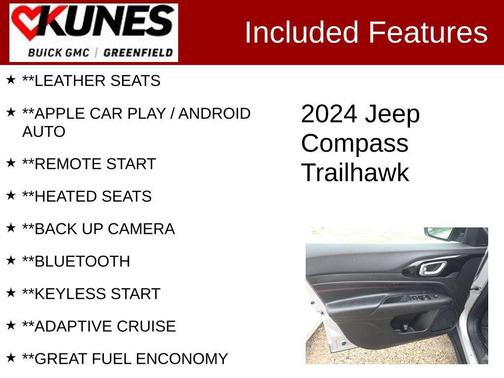 Silver Zynith Metallic Clearcoat 2024 Jeep Compass Trailhawk