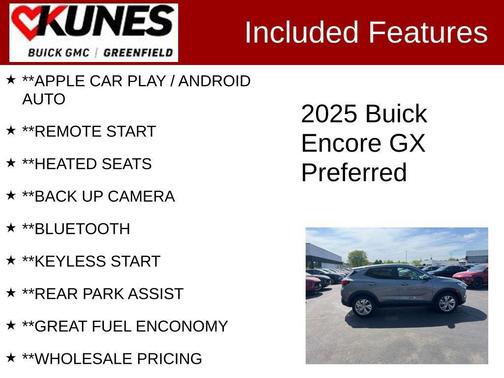 Moonstone Gray Metallic 2025 Buick Encore GX Preferred